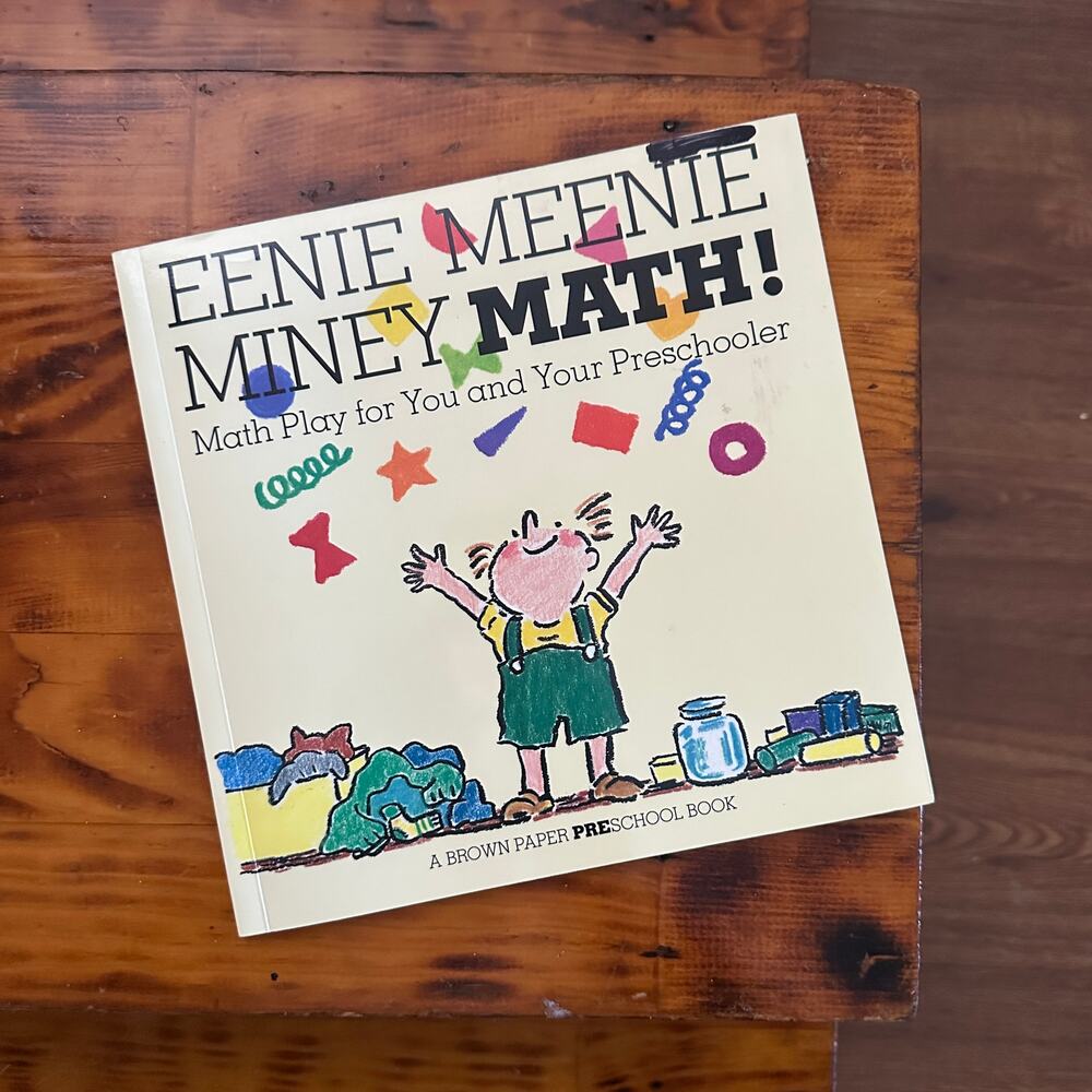 Vintage 1993 Eenie Meenie Miney Math! Preschool Math Play Paperback Book